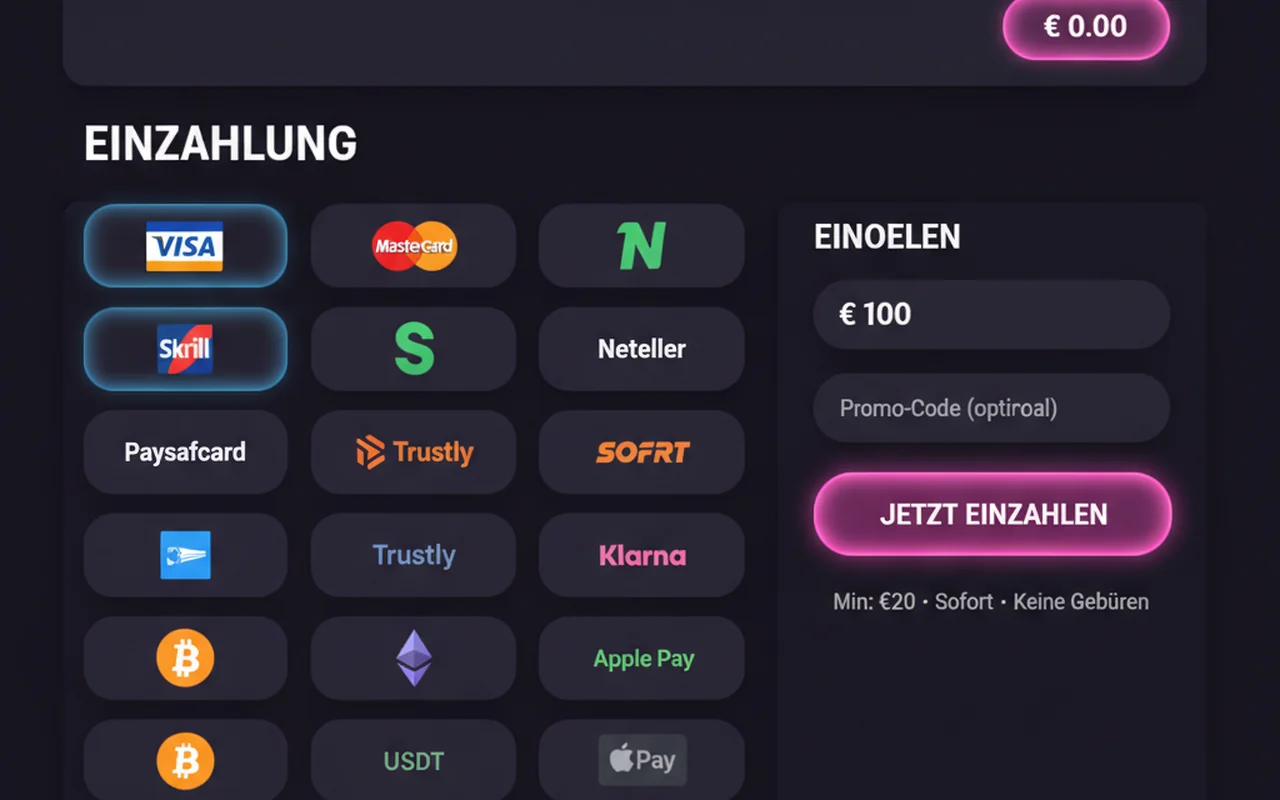 Zahlungsmethoden und Auszahlungen – RetroBet